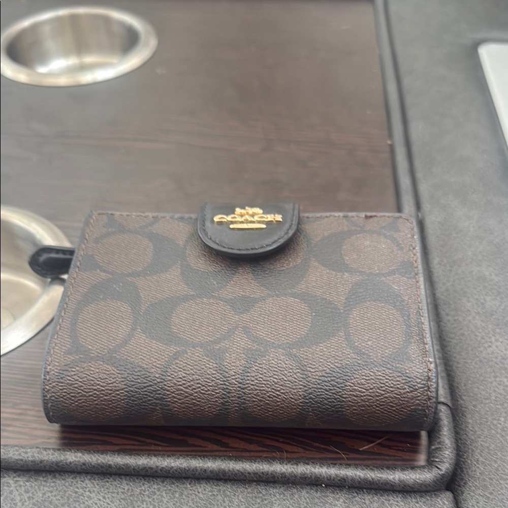 Coach Brown and Black Wallet